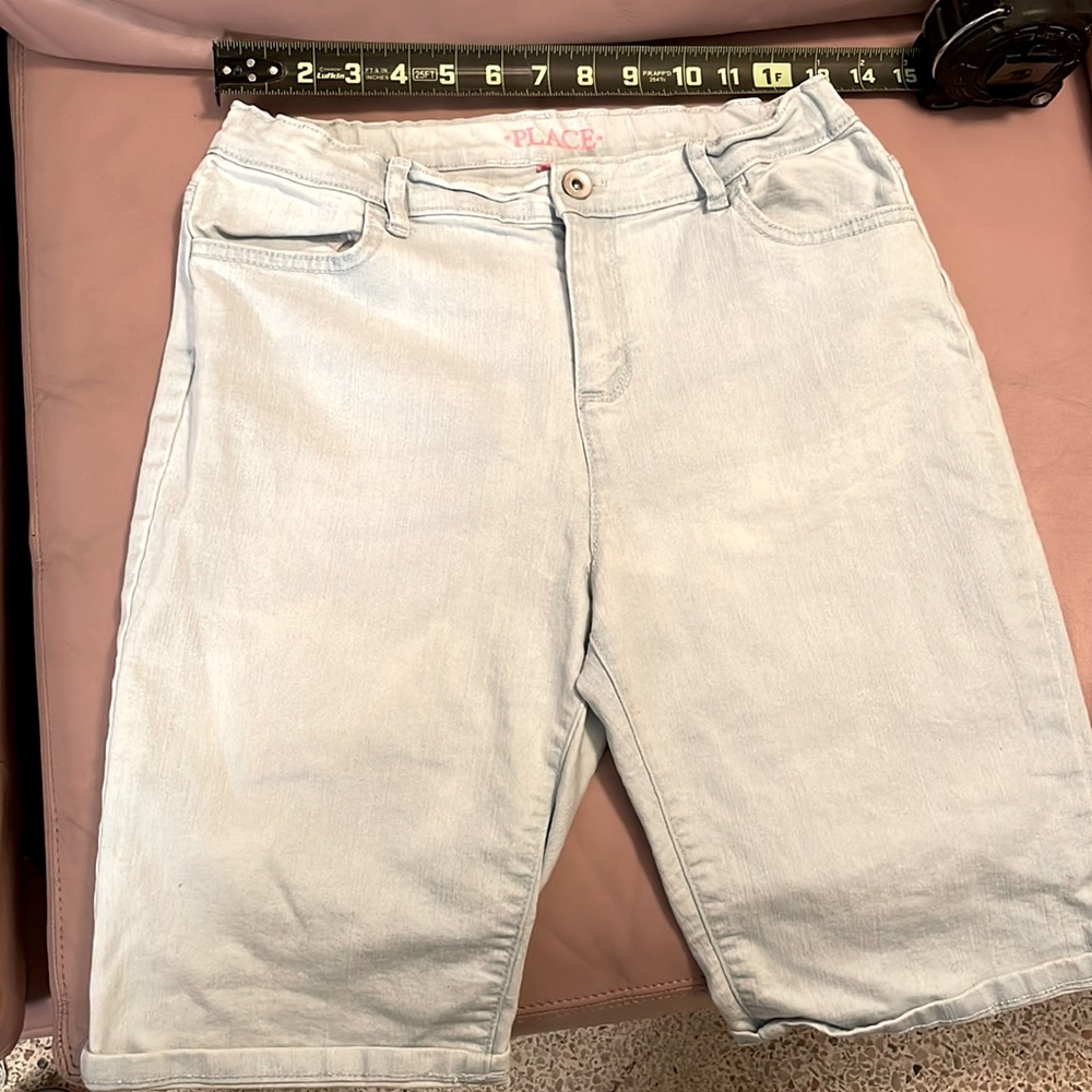 Place denim shorts  size 16 junior